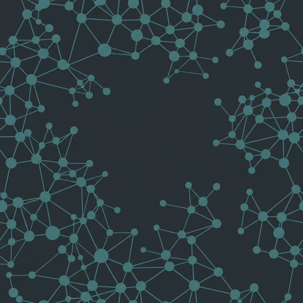 Abstract pattern representing individual interconnections and networks